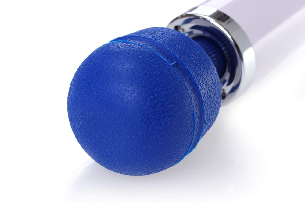 Массажер аккумуляторный, белый (7 скоростей + 7 пульсаций)