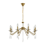8319/8 CLASSI LN26 077 шампань/прозрачный, металл/хрусталь Люстра E14 8*40W 220V SEVERINA