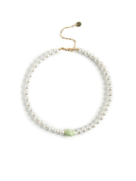 Чокер "Caramel shell pearl green" Gold