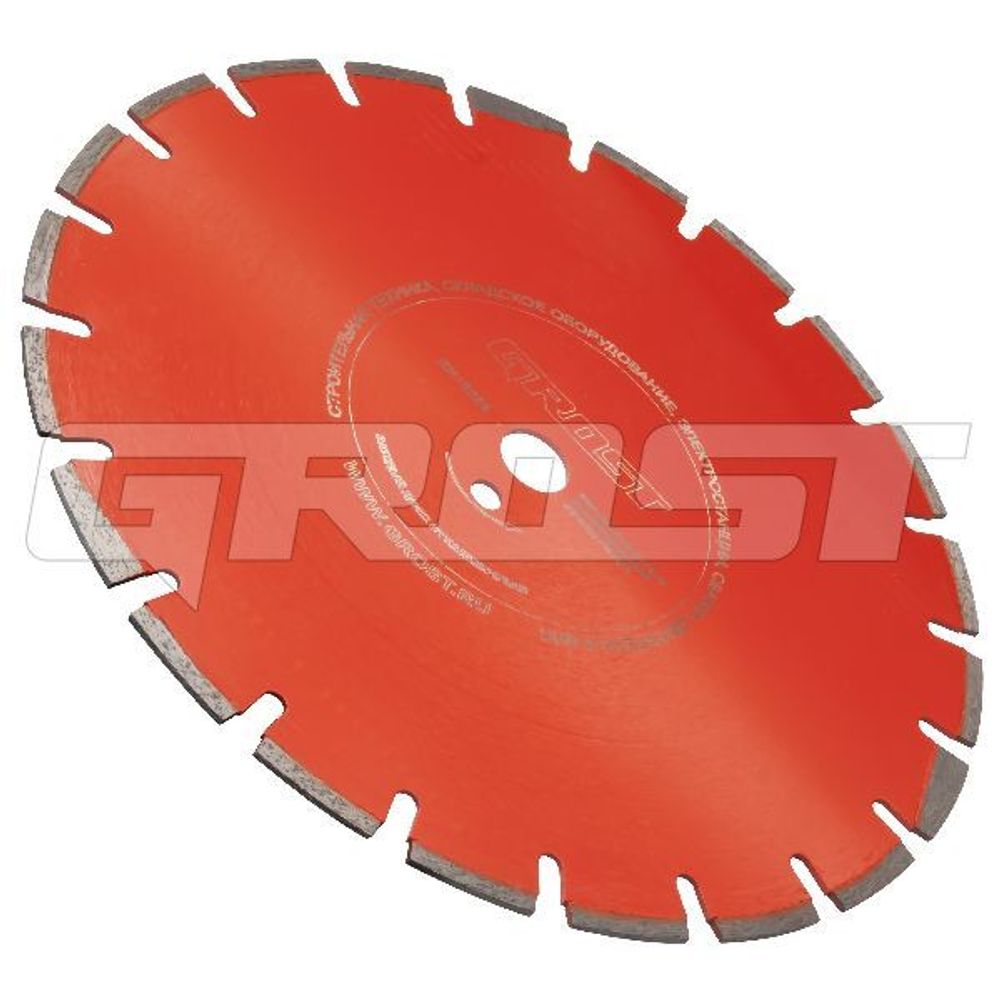 Диск алмазный GROST  D350 мм (350*25,4*3,2*10)  асфальт.