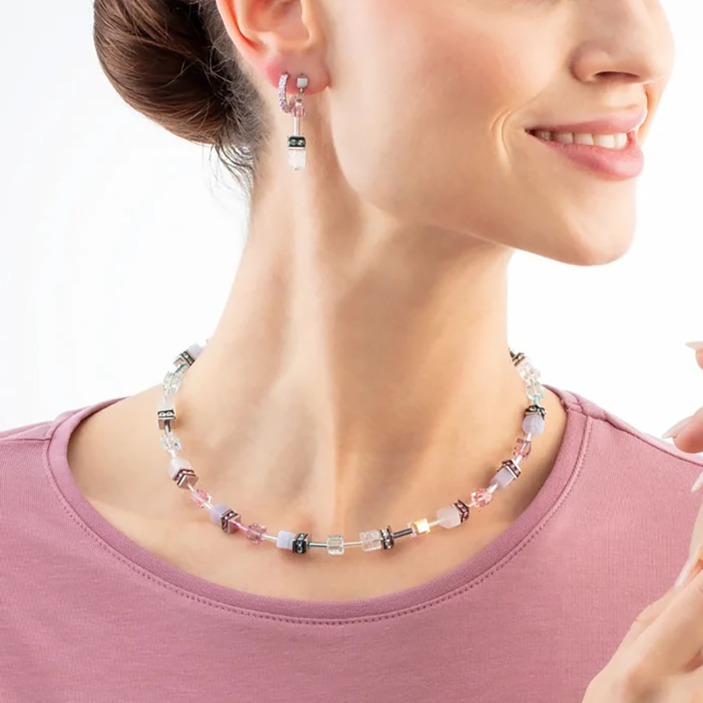 Серьги Coeur de Lion Rose-Lilac 4905/21-1927