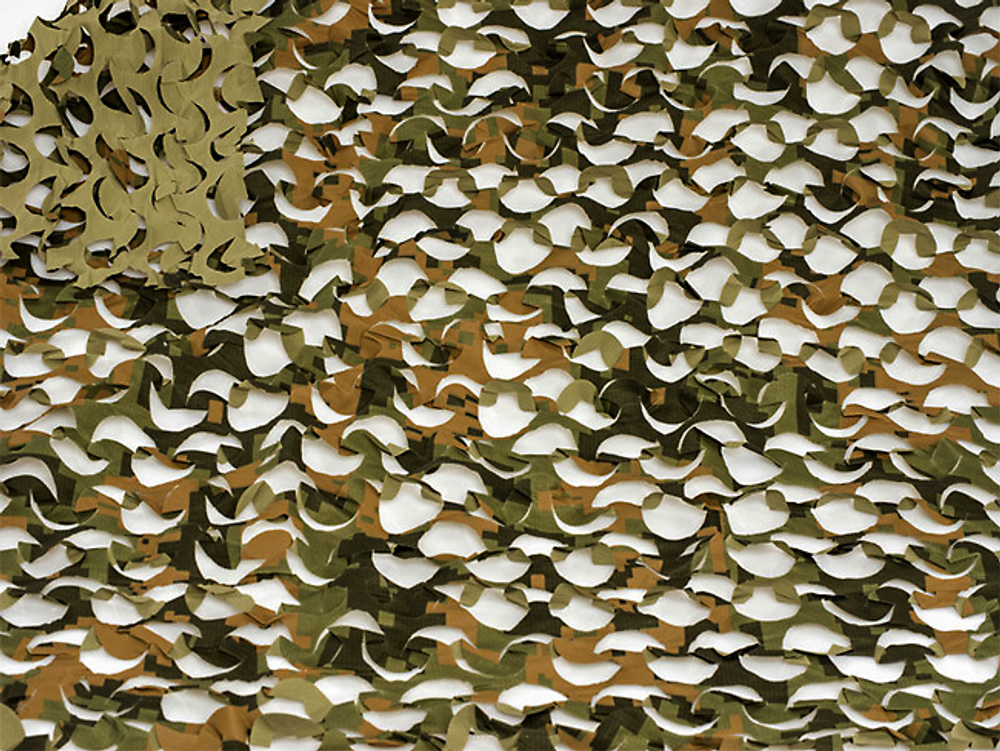 Маскировочная сеть Пейзаж Полынь 3D ПП-6 (светло-зеленый, серый, светло-серый) 2,2х6