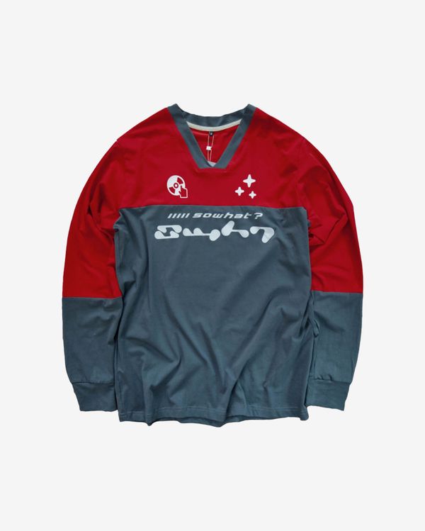 Лонгслив SWHT красный - фото 1