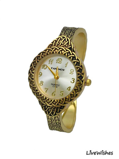 Часы-браслет кварцевые CANSNOW, золотистый W8230-01