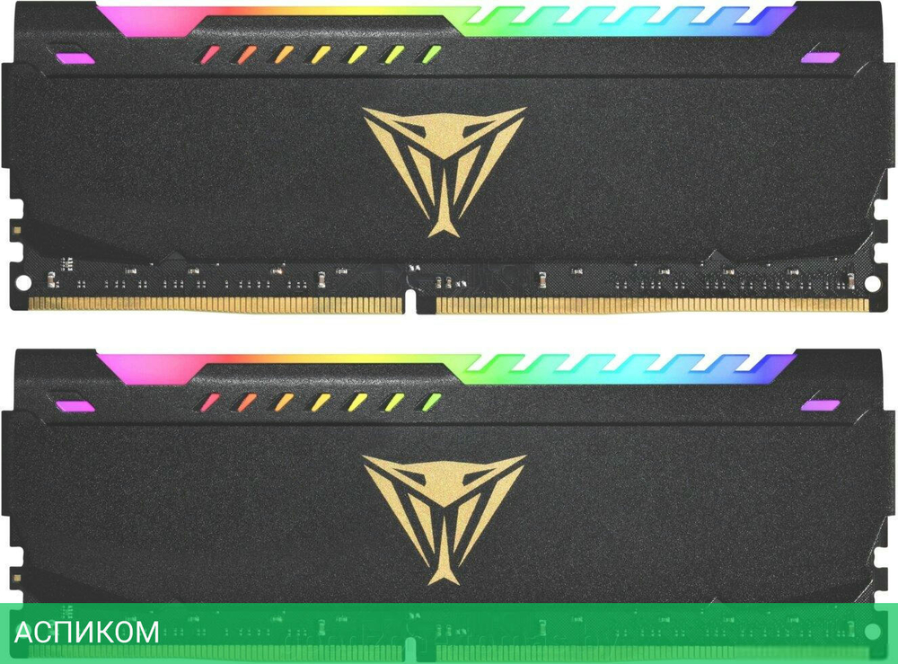 Оперативная память Patriot Viper Steel RGB 2x16GB DDR4 PC4-28800 (PVSR432G360C0K)