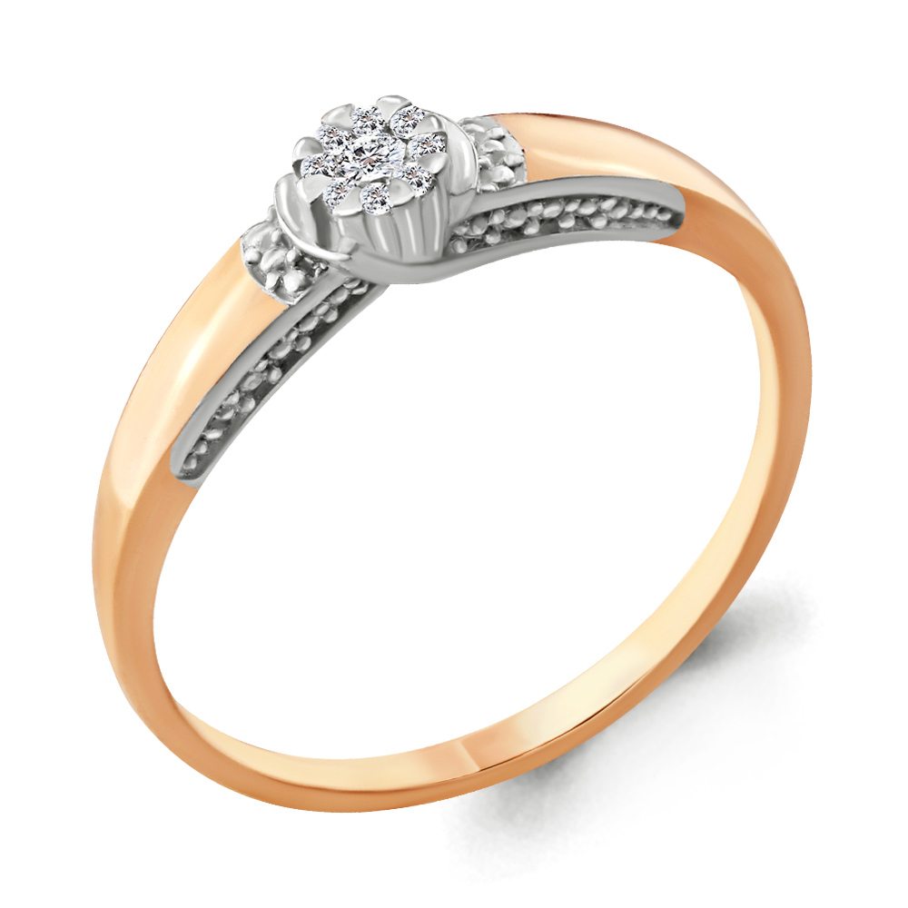 962959к Кольцо из Золота с бриллиантами из коллекции "Elegance"
