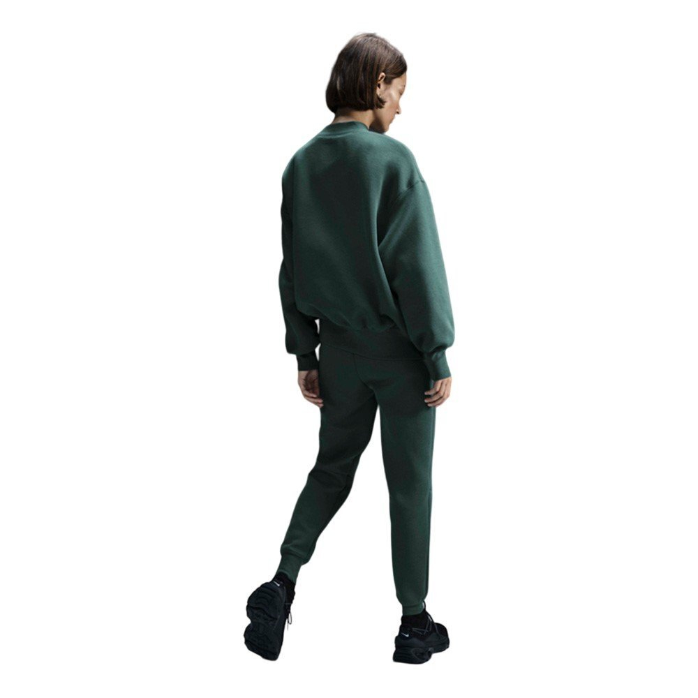 Баскетбольная женская толстовка Nike Sportswear Tech Fleece Green Sweatshirt