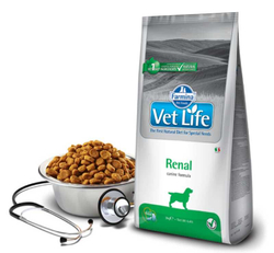 Сухой корм FARMINA Vet Life Renal для взрослых собак всех пород при заболеваниях почек - 2 кг