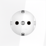 Розетка встраиваемая VOLTUM S70 с заземлением 16А, (белый глянцевый)