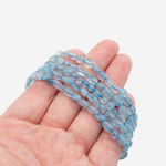 Аквамарин натуральный, фриформ, 4-8мм