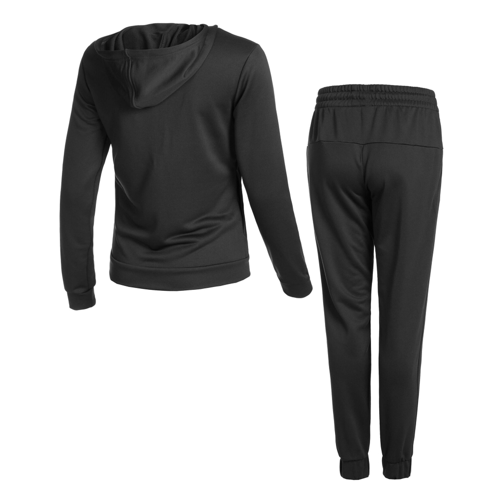 Женские теннисные Костюмы adidas Linear Tracksuit Women - Black