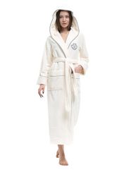 Халат женский махровый с капюшоном 045 Cassoli