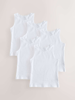 Майка для девочки Next AB4-793, 5 шт., Белый