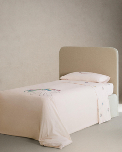 Простыня на резинке Zara Home, хлопок 100%, однотонный, 2626/900