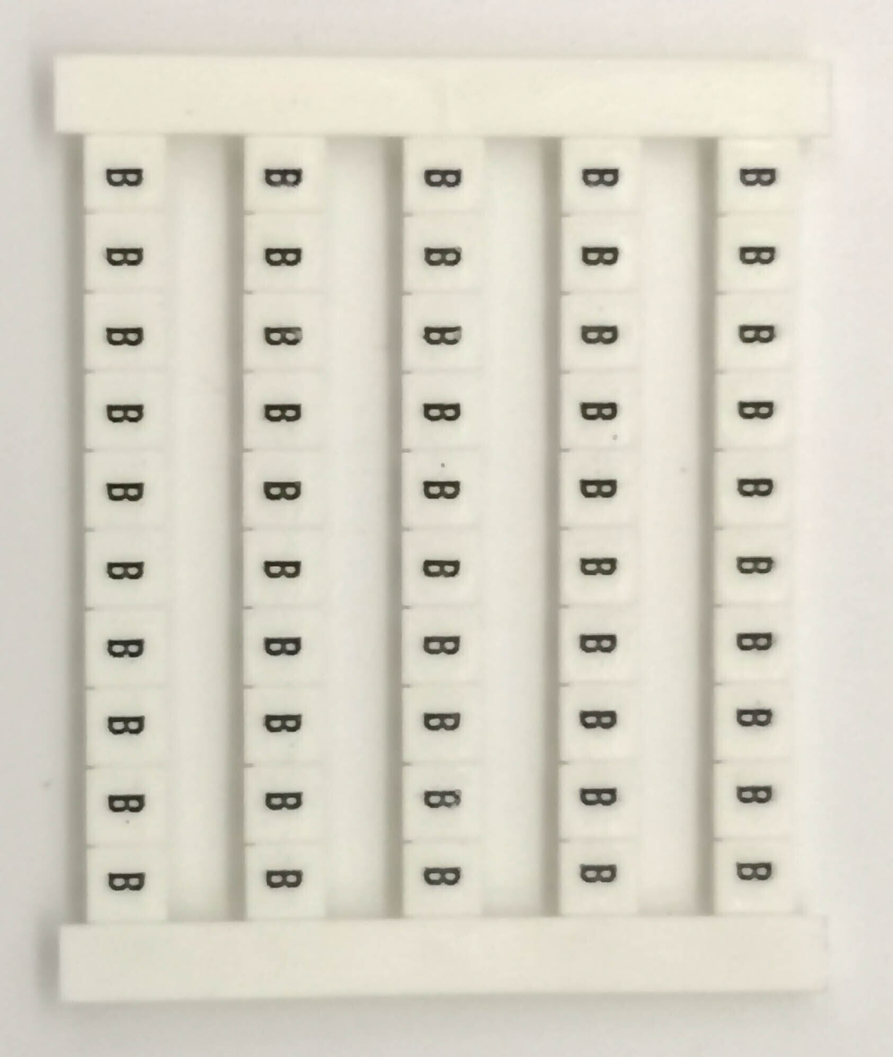 Маркер для клемм 5х5мм dekafix 5 GW B (50 шт.) Weidmuller 0522761022