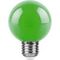 Лампа светодиодная Feron E27 3W зеленая LB-37125907