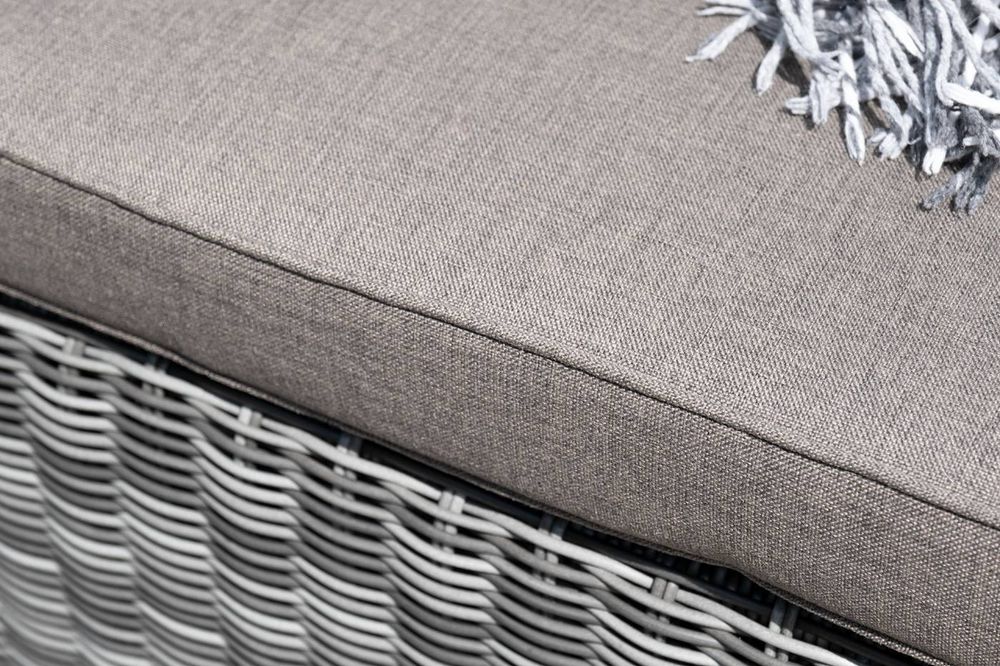 "Лунго" трансформирующаяся лаунж-зона из искусственного ротанга, цвет графит