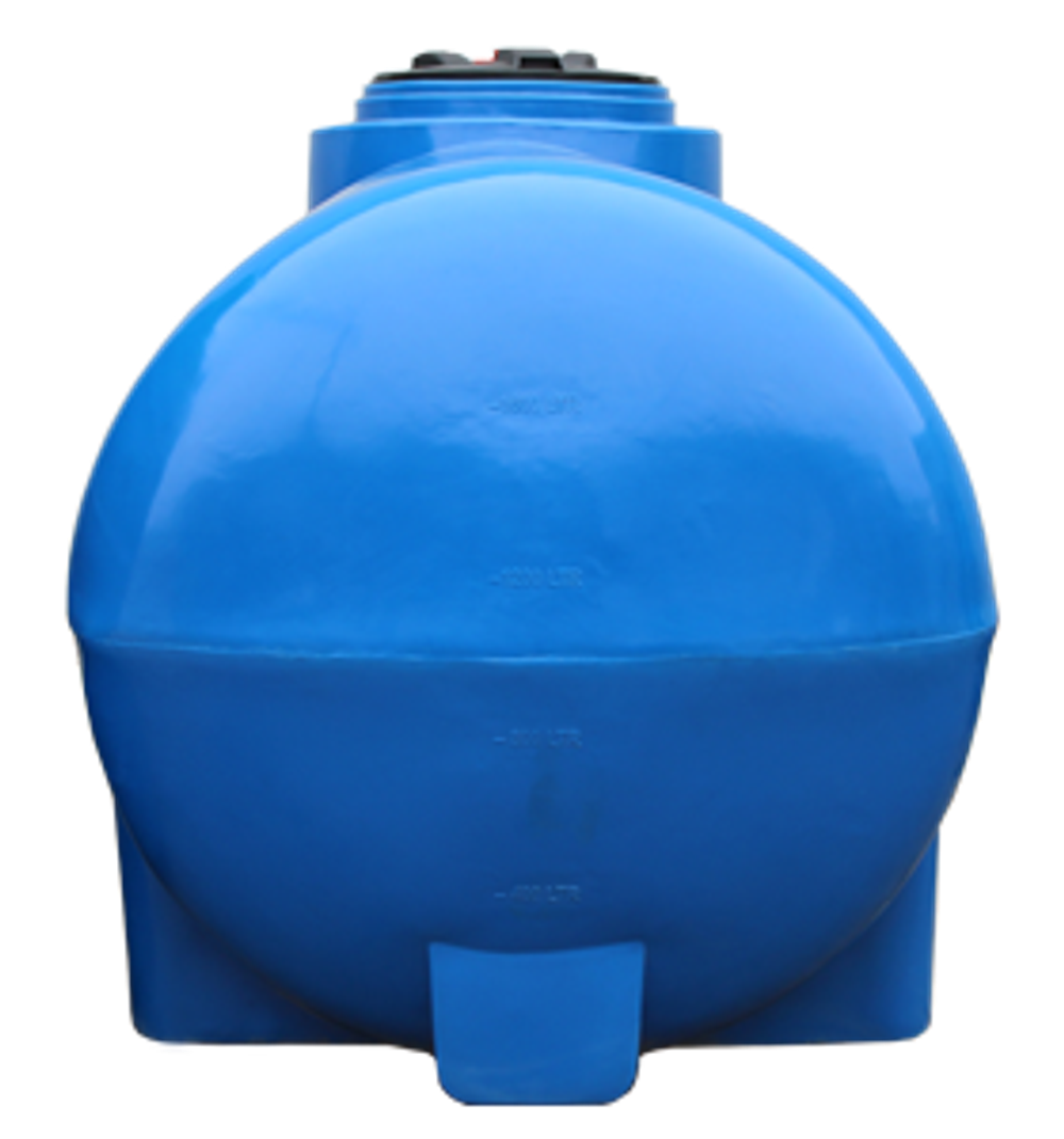 Ёмкость пластиковая пищевая STERH GOR H Y 2000 л. горизонтальная усиленная со смещенной крышкой (199x118x130см;синий) - арт.555066