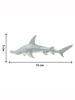 Игрушки фигурки в наборе морские животные (акула, морской леопард, рыба-лиса, рыба-молот и др)