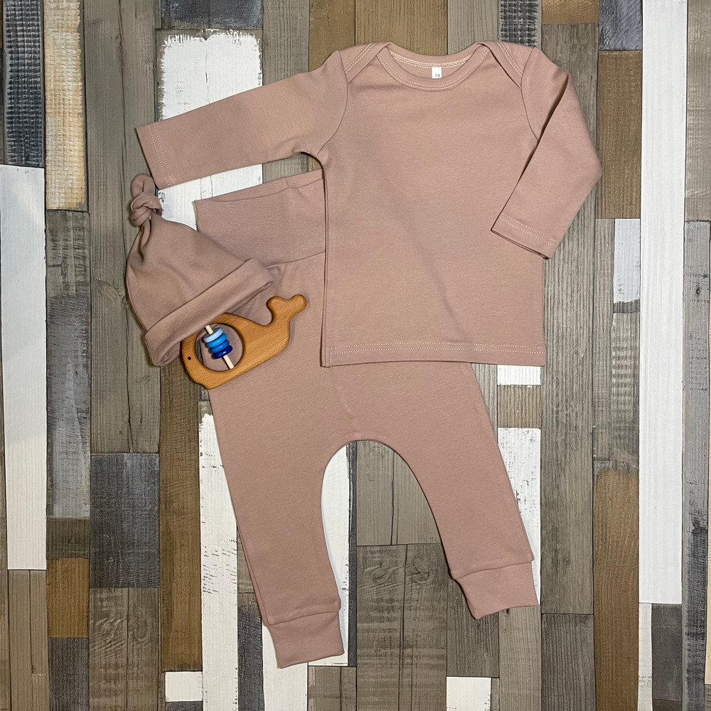 Футболка с длинным рукавом Тауп Грей