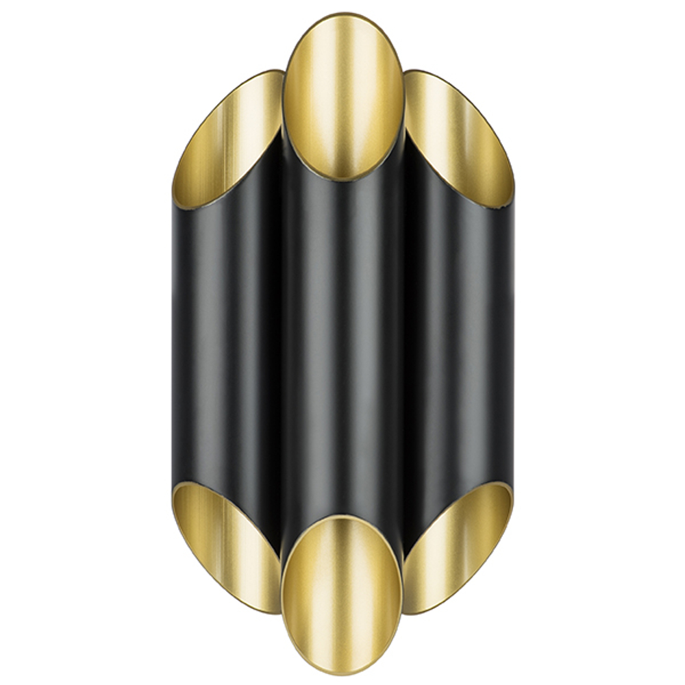 720667 Бра SIENA 6х40W G9 ЧЕРНЫЙ/ЗОЛОТО