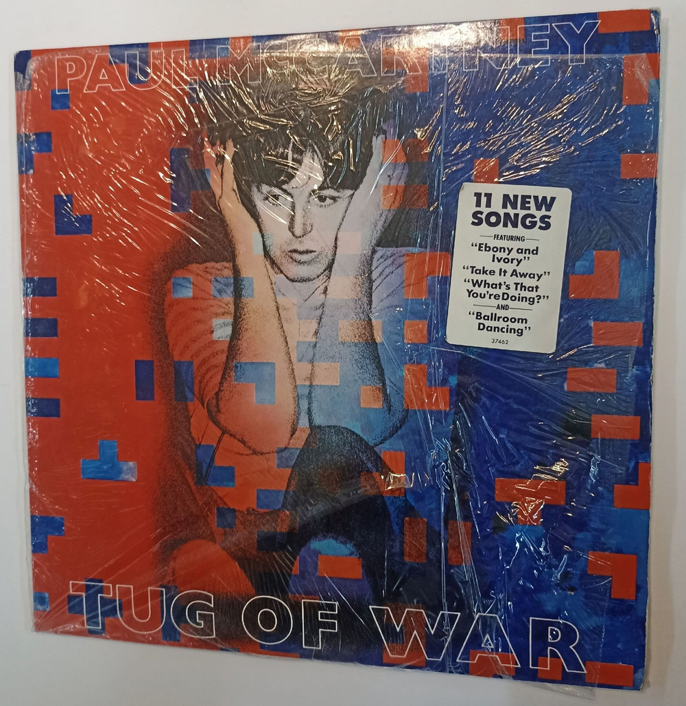 Винтажная виниловая пластинка Paul McCartney Tug Of War (USA 1982)