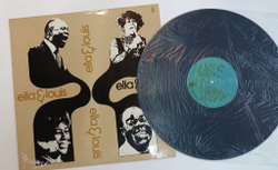Винтажная виниловая пластинка LP Ella Fitzgerald Louis Armstrong Ella And Louis (Австралия 1981)