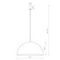Подвесной светильник Nowodvorski Hemisphere Super L White 10696