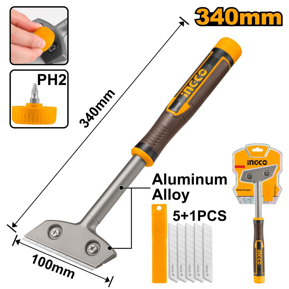 Скребок INGCO HGS3088 340 мм