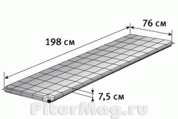 Коврик Alexika Alpine Plus 80 198х76х7.5