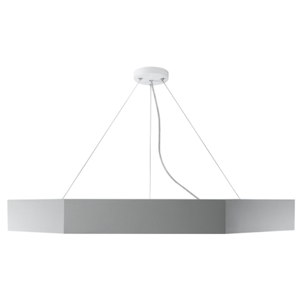 Светильник LED ЭРА Geometria SPO-121-W-40K-038 Hexagon 38Вт 4000K 4000Лм IP40 600*80 белый подвесной драйвер внутри | Декоративные светильники Geometria