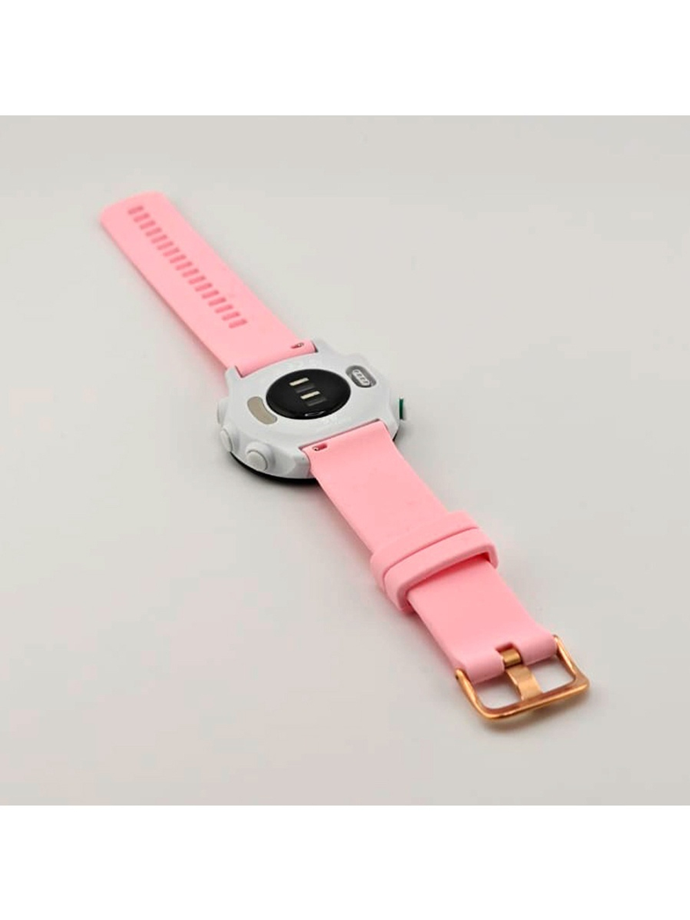 Ремешок Quick Release 20 мм для Garmin Forerunner 55/245/645, Venu, Venu Sq, Venu 2 Plus, Vivoactive 3, Vivomove быстросъемный пряжка золото (розовый)