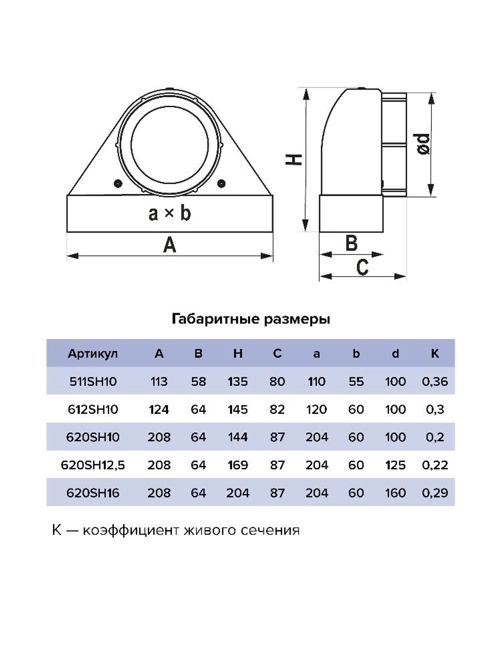 Решетка теневая 612SH10 ERA