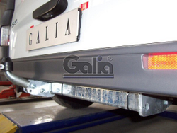 Фаркоп оцинкованный Galia N048A для Nissan Primastar 2002-2014, Opel Vivaro 2002-2014, Renault Trafic 2002-2014(паспорт и сертификат в комплекте)(без электрики)