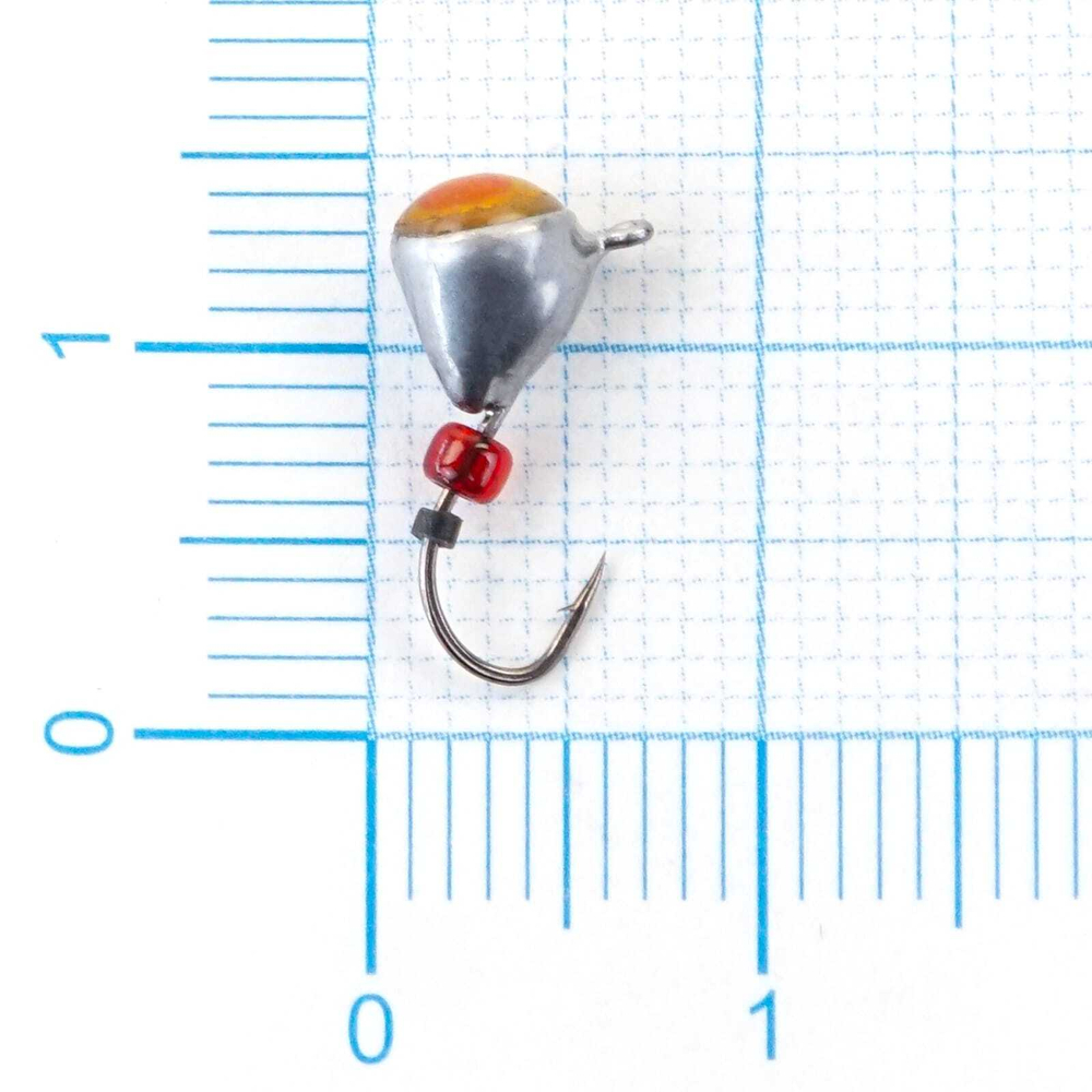 Мормышка вольфрамовая "Конус" средний с глазком (0.9гр)