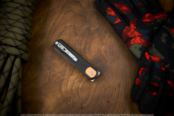 Нож Vosteed Corgi сталь 14C28N Stonewash рукоять Black Micarta