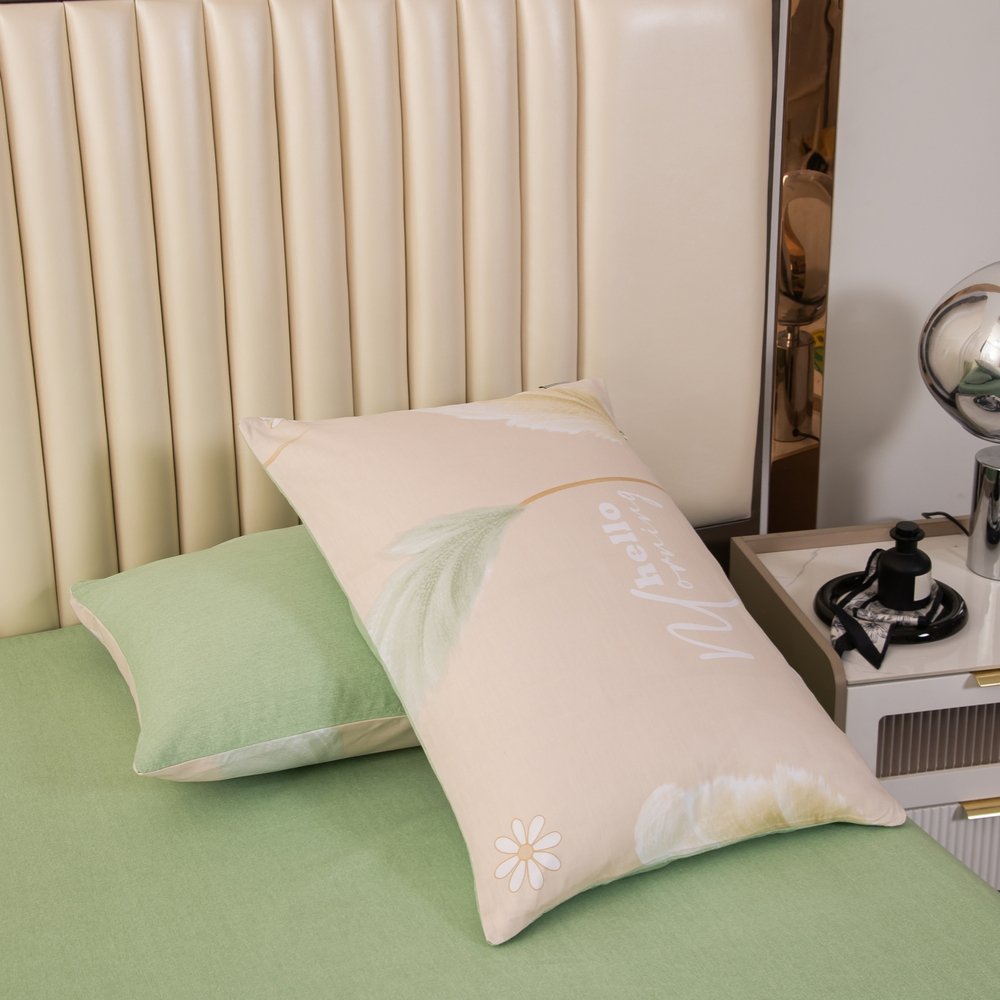 Комплект постельного белья Люкс Сатин 100% хлопок на резинке AR363