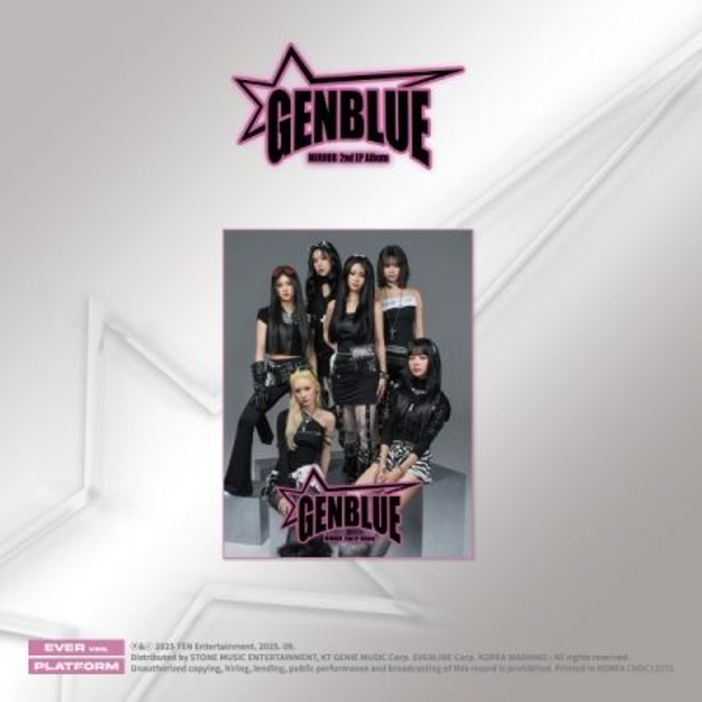 Альбом GENBLUE - MIRROR 2nd Mini Album POCA ALBUM EVER Version