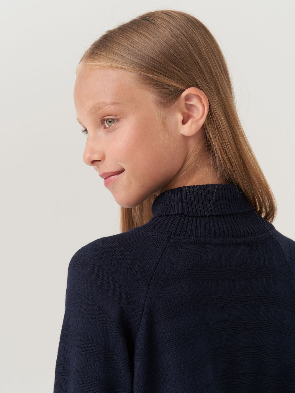 Водолазка в школу для девочки AT743  синий