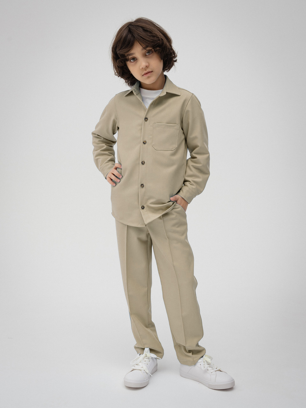 Костюм рубашка с брюками