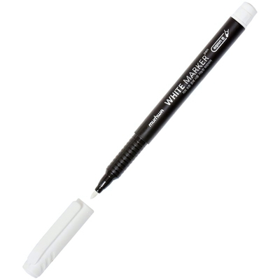 Маркер меловой белый 3мм, спиртовая основа "Chalk Marker" (MunHwa)