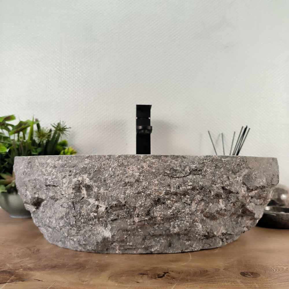 Раковина из мрамора Erozy Grey EM-64526 51*41*15 0188