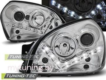 Передние фары Hyundai Tucson daylight chrome