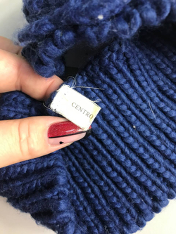 Повязка вязаная детская