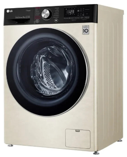 Стиральная машина LG F-2V5HS9B бежевая,7кг,1200об,с дисплеем,стиральная машина с паром