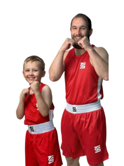 Форма боксерская красная Tomorrow Star