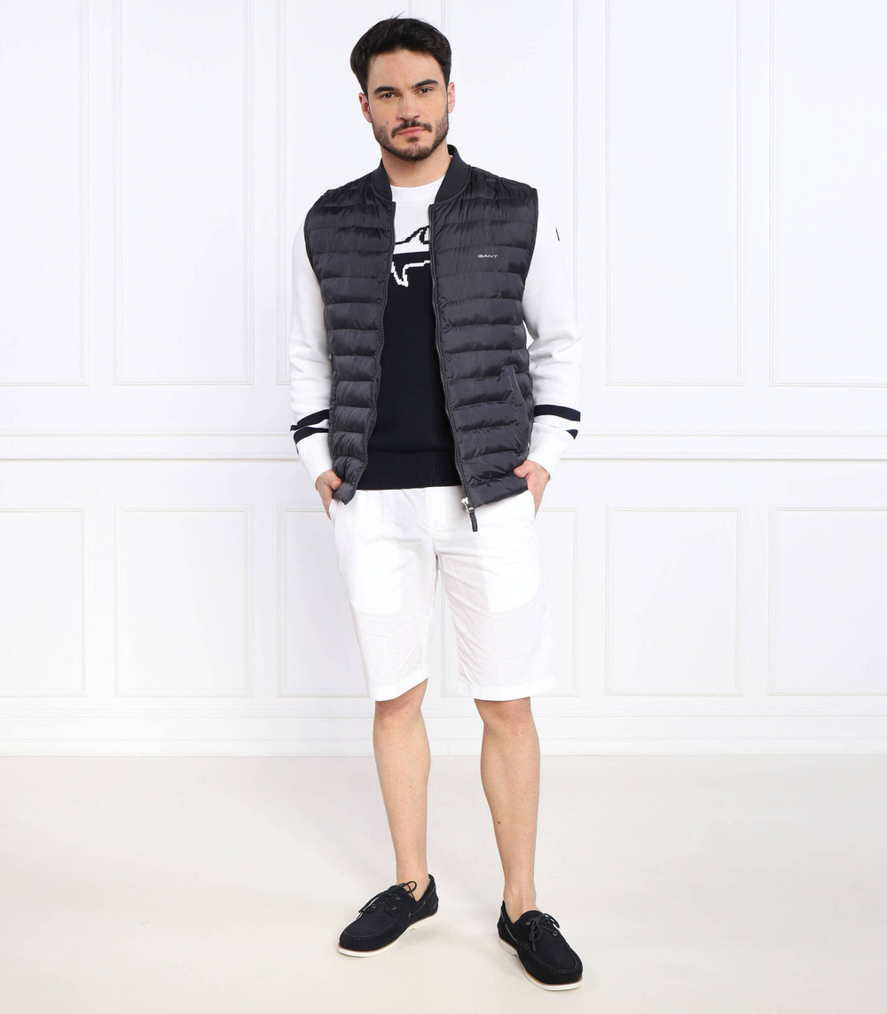 безрукавка light padded Gant - черный(7006301)