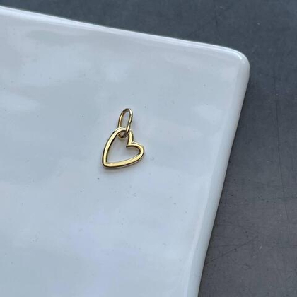 подвес сердце (позолота)