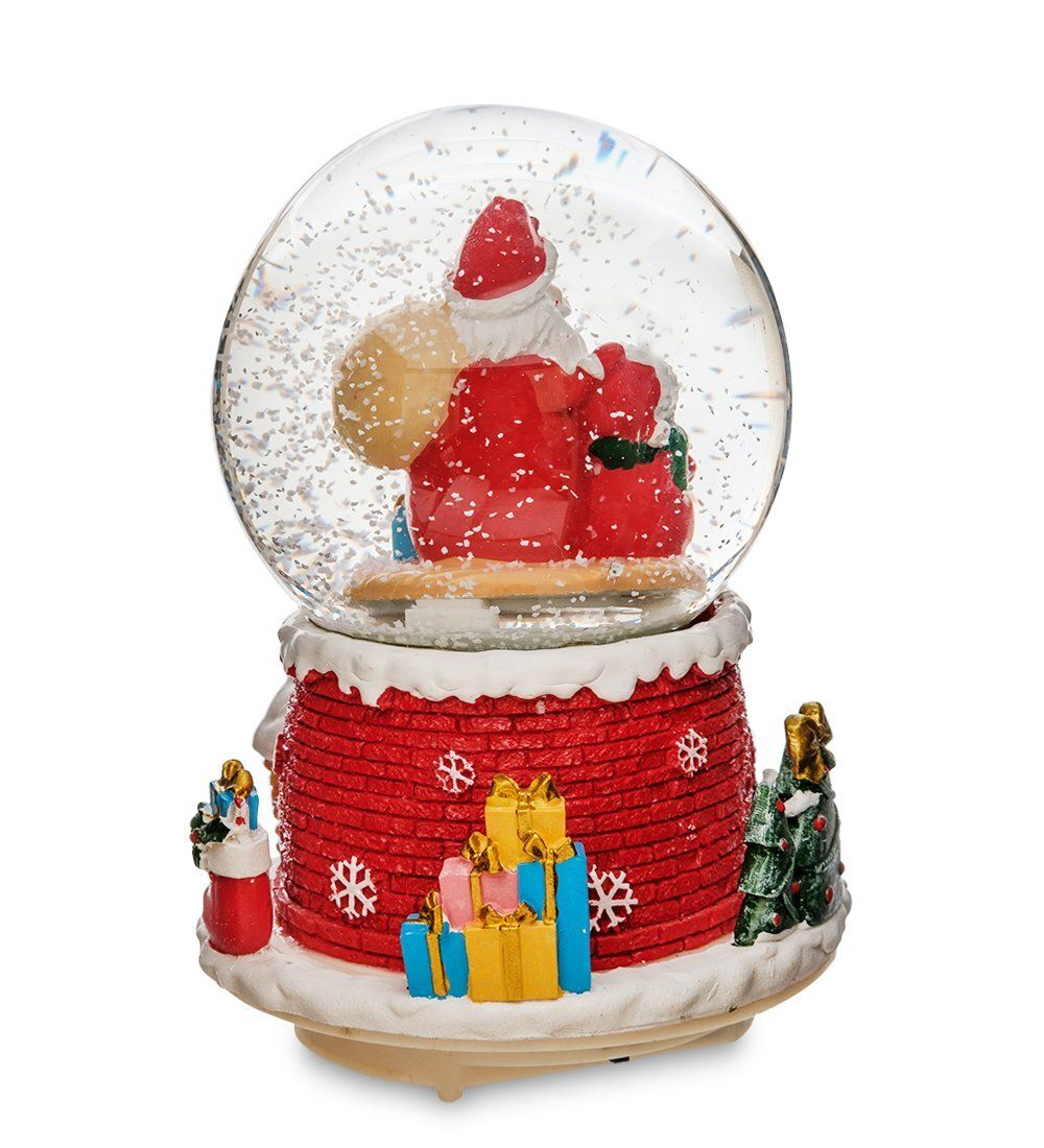 PM-57 Шар со снегом муз. с подсветкой «Новогоднее Чудо»