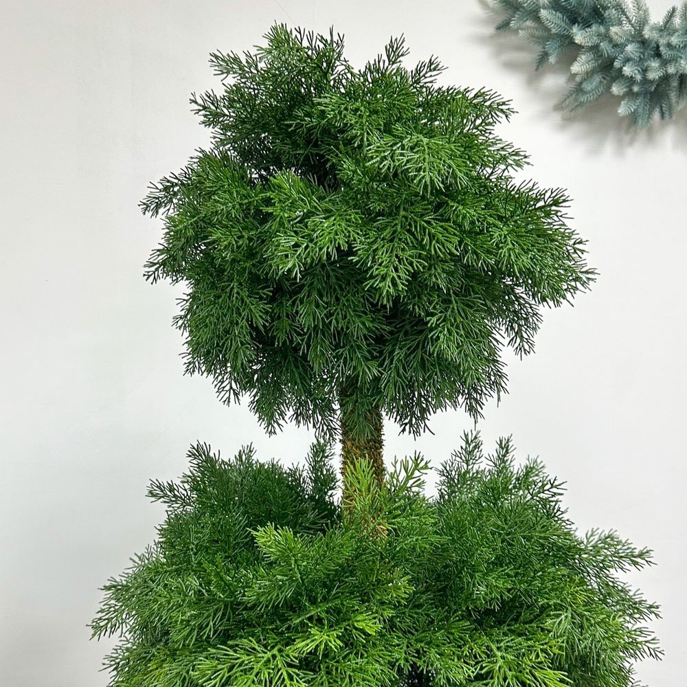 Искусственная Туя 3 шара на ножке (Литая хвоя) 210 см